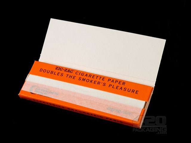 Zig Zag 1 1-4 Size Gummed Rolling Papers 24/Box - 4