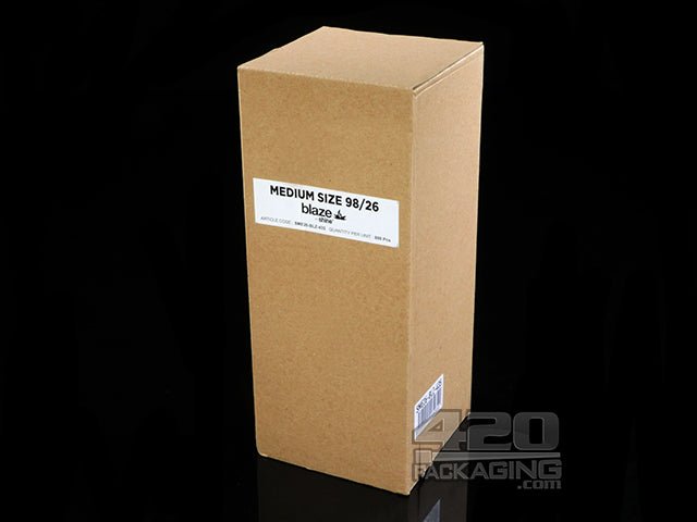 Blaze 98mm x 26mm Pre Rolled Paper Cones 800/Box - 1