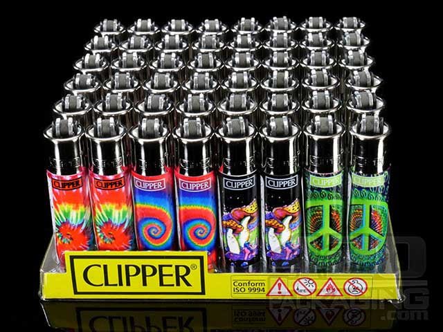 Clipper Lighter Trippy Design 48/Box - 3