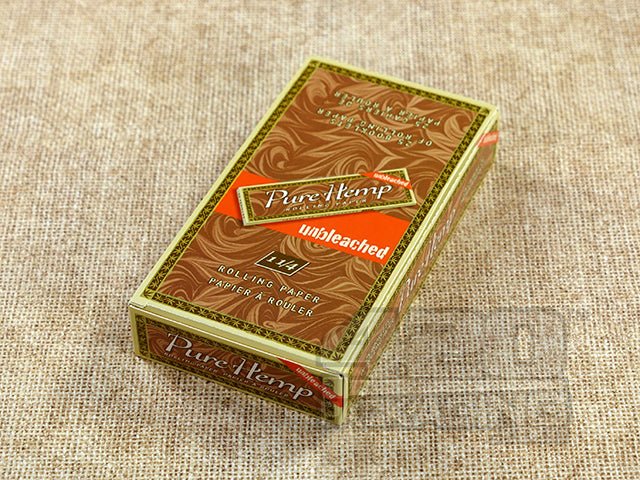 Pure Hemp Rolling Papers 1 1-4 size unbleached - 3