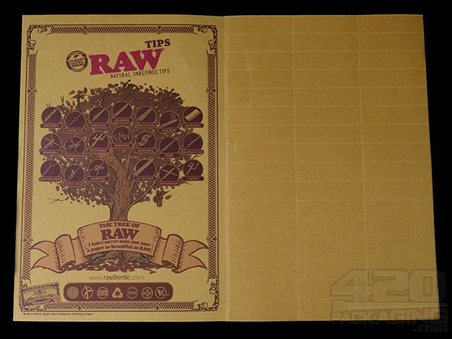 RAW Natural Unrefined Tips Book 480-Book - 2