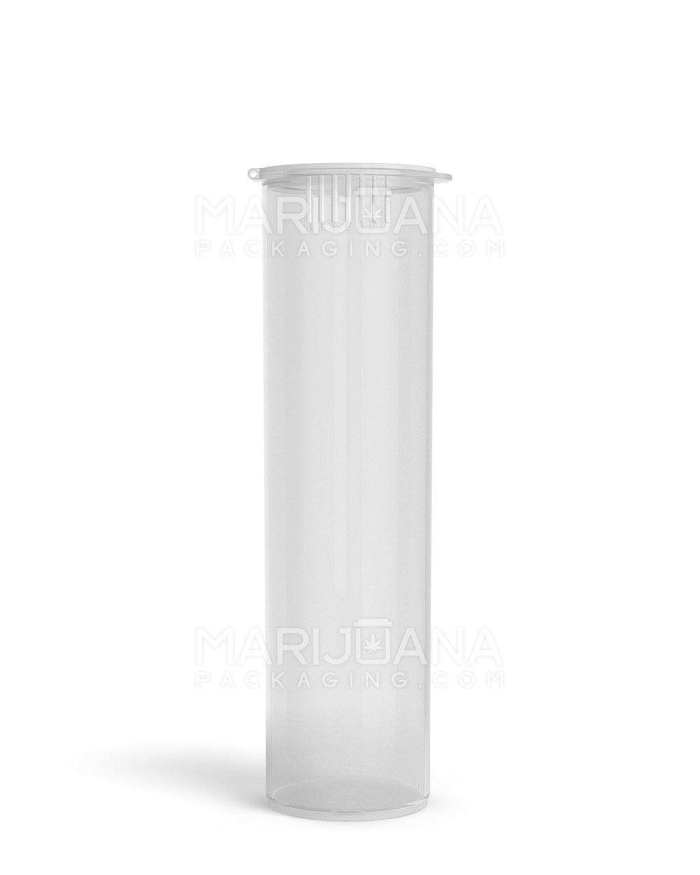 Child Resistant | King Size Pop Top Wide Multi-Joint Plastic Pre-Roll Tubes | 116mm - Clear - 250 Count