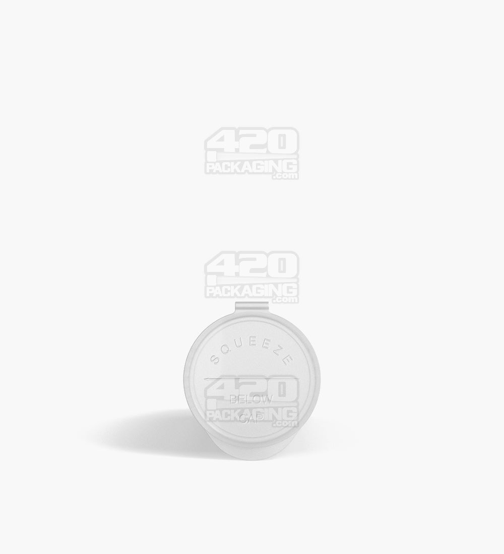 Child Resistant | King Size Pop Top Wide Plastic Pre-Roll Tubes | 116mm - Clear - 250 Count