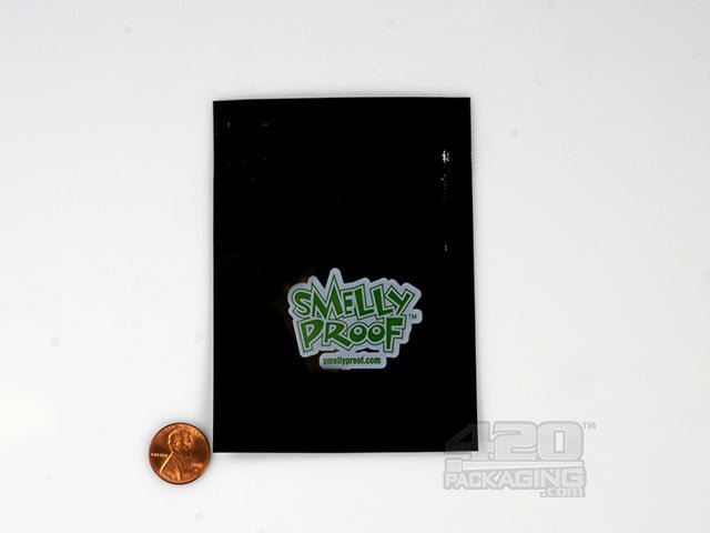 4"x3" XS Smelly Proof Heat Plastic Zip Bags - Clear - 100/Box - 2