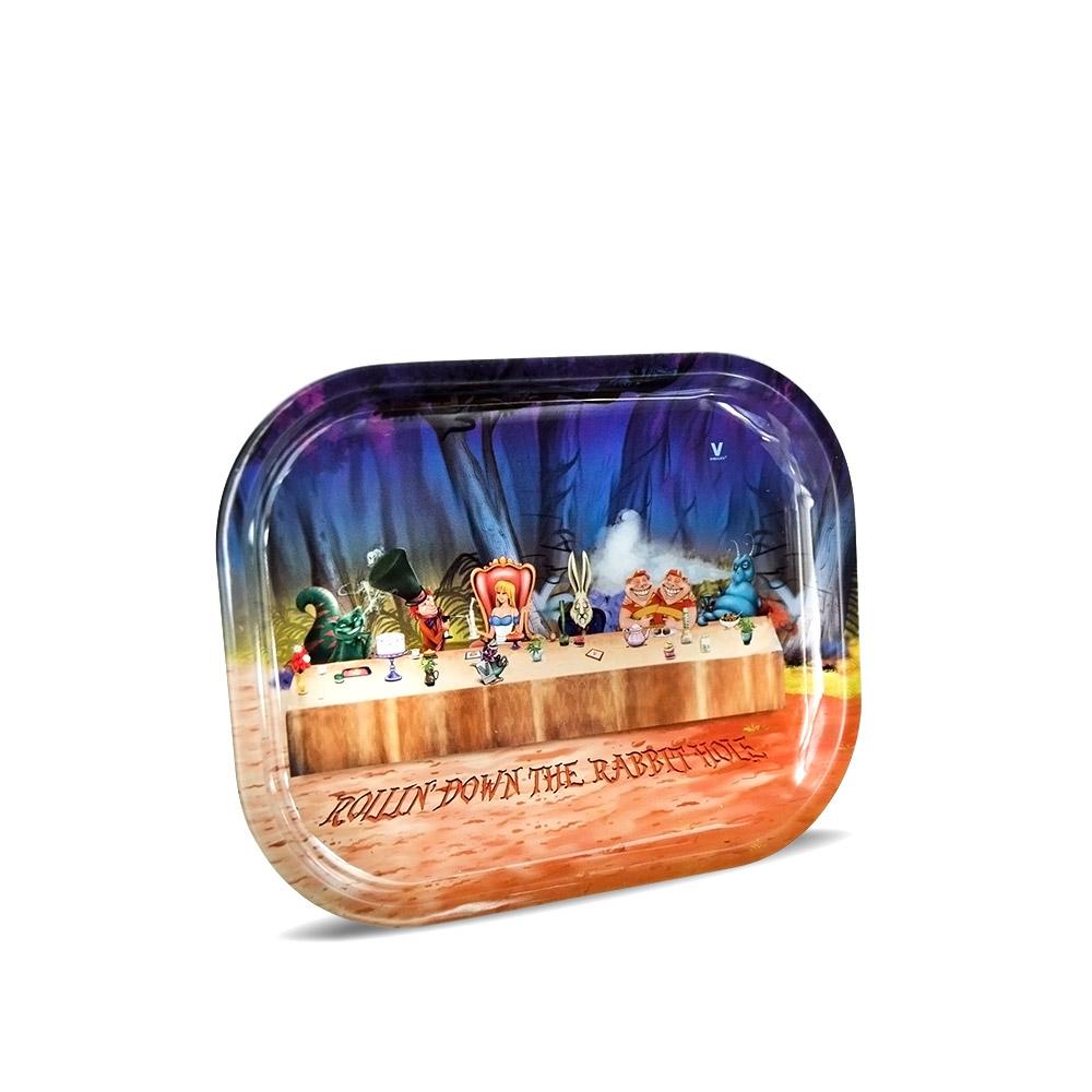 Alice Tea Party Rolling Tray - 7" x 5.5" - 1