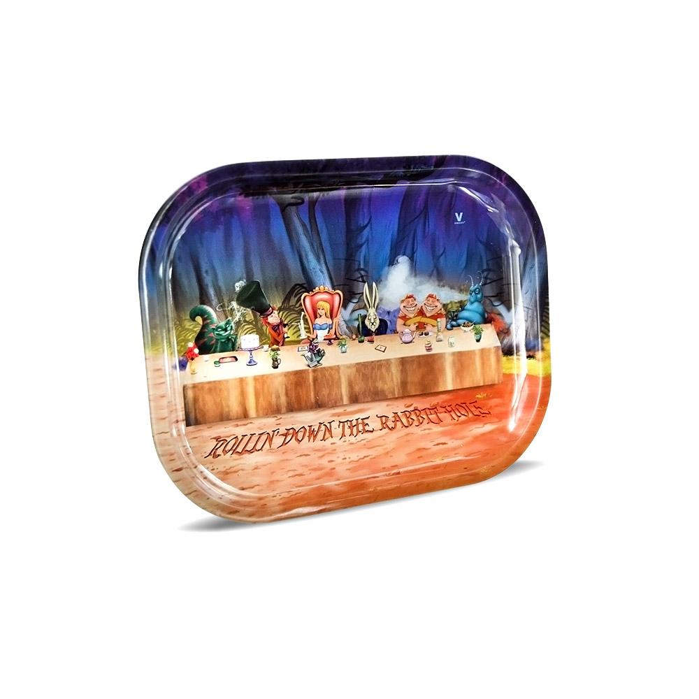Alice Tea Party Rolling Tray - 7" x 5.5" - 2