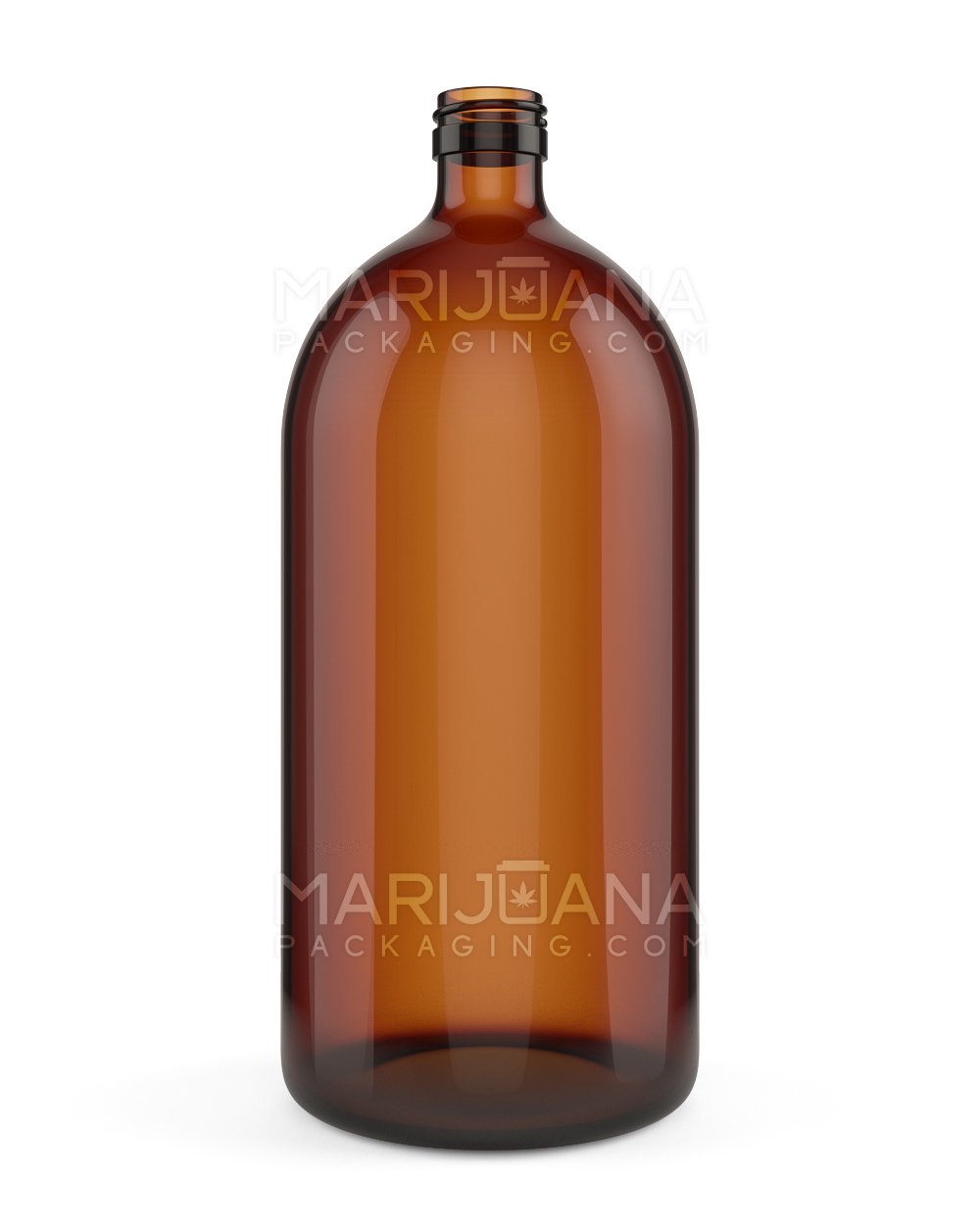 Amber Glass Bottles | 28mm - 1000mL - 14 Count - 1