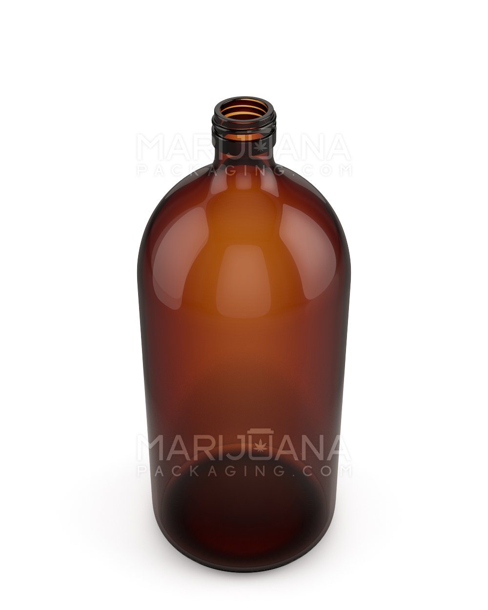 Amber Glass Bottles | 28mm - 1000mL - 14 Count - 2