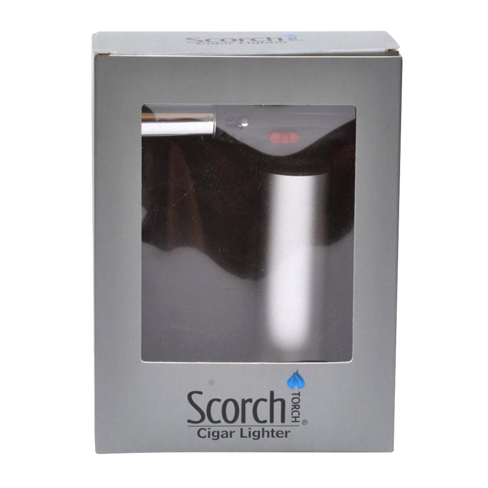 SCORCH TORCH | Premium Series Jet Cigar Torch w/ Safety Lock | 6.5in Tall - Butane - Assorted - 5