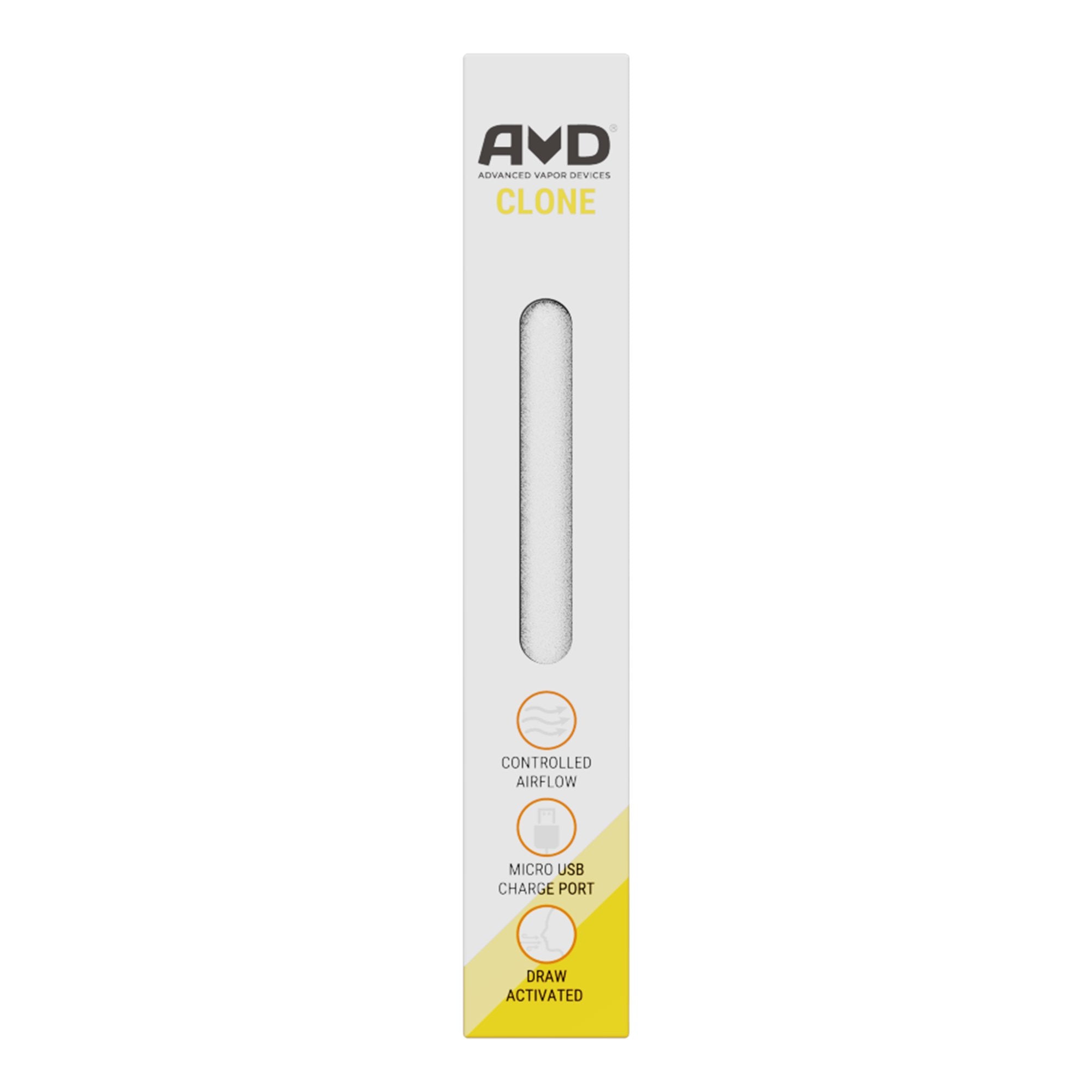 AVD | 'Retail Display' Clone Vape Batteries | 350mAh - White - 25 Count - 2