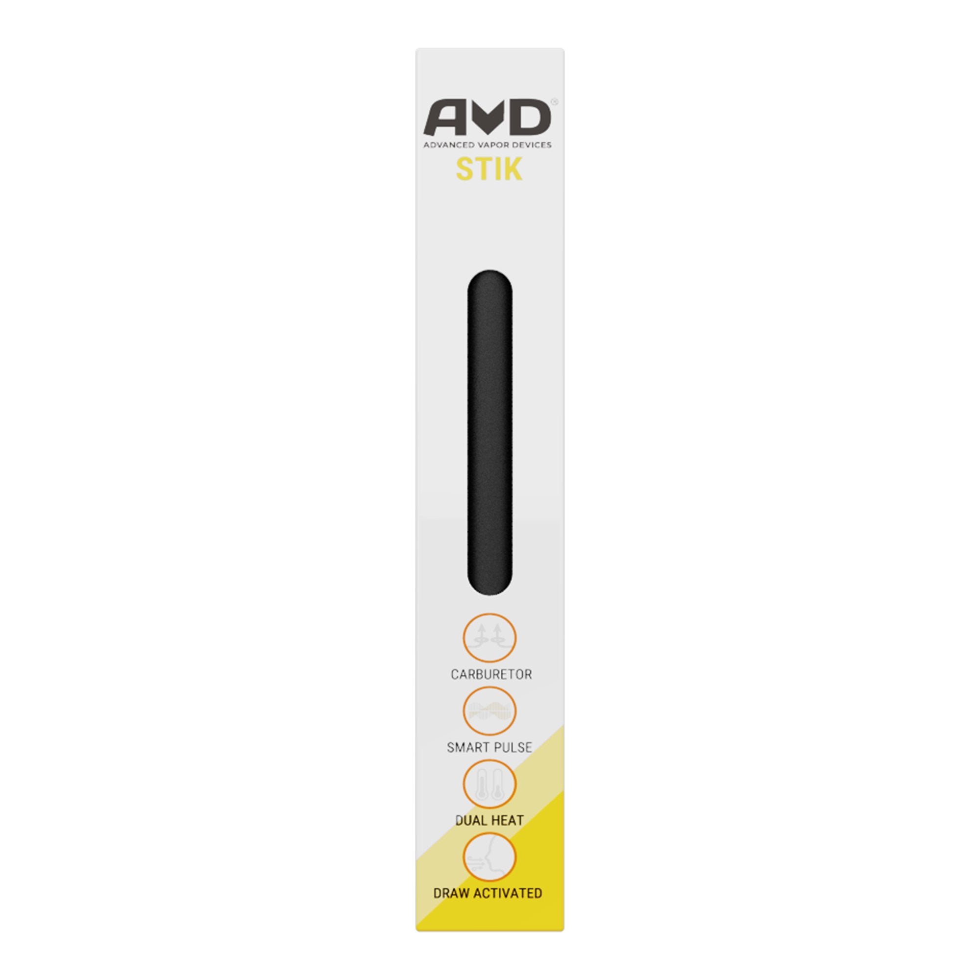 AVD | 'Retail Display' Plum Stik Vape Batteries | 180mAh - Black - 25 Count - 3