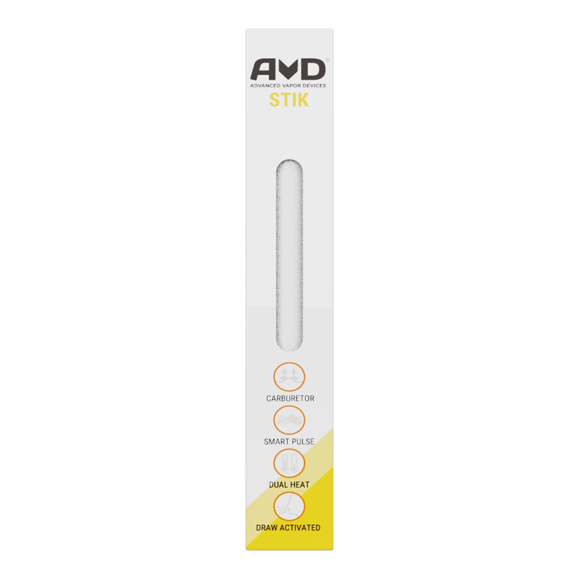 AVD | 'Retail Display' Plum Stik Vape Batteries | 180mAh - White - 25 Count - 3