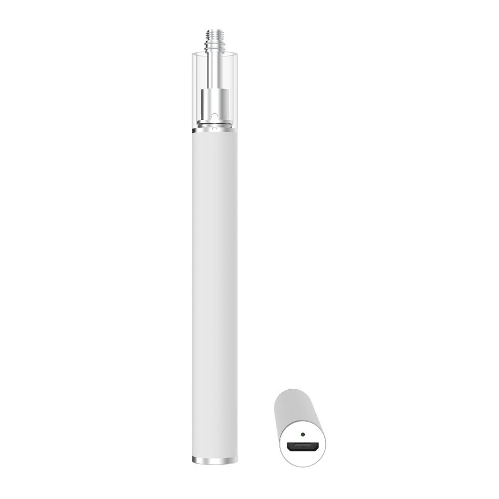 AVD | White Rechargeable Disposable Vape Pen with 2mm Aperture | 0.5mL - 180 mAh - 100 Count - 1