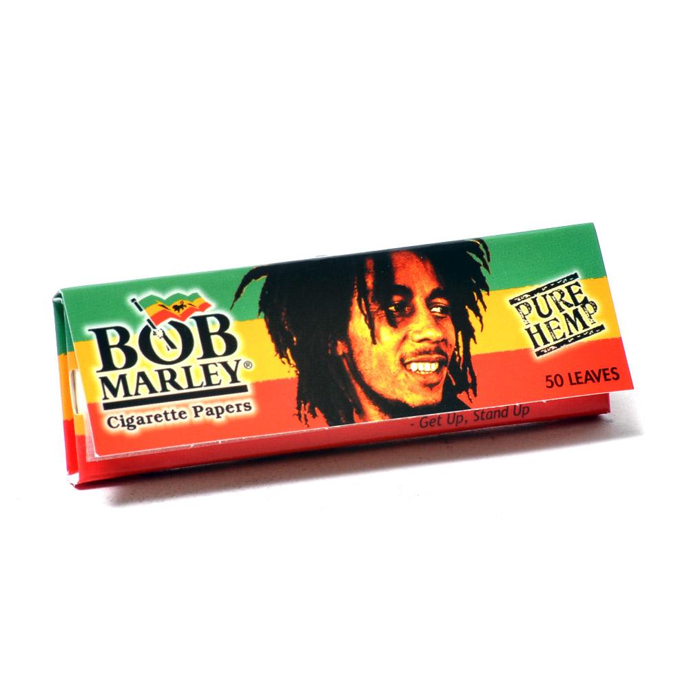 BOB MARLEY | 'Retail Display' 1 1/4 Size Hemp Rolling Papers | 83mm - Hemp Paper - 25 Count - 3