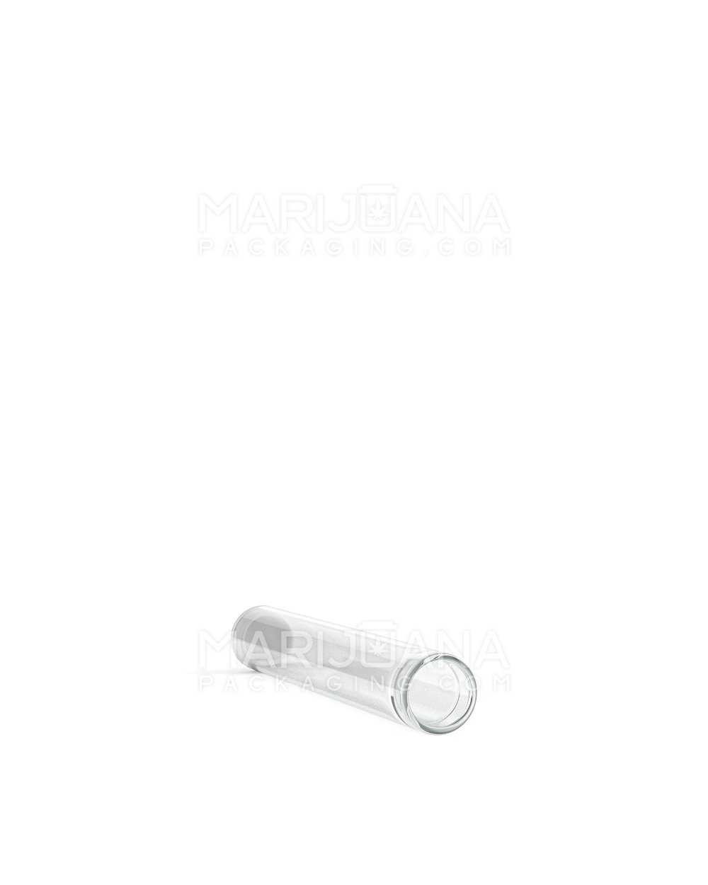 Buttonless Vape Cartridge Tube w/ White Cap | 86mm - Clear Plastic - 500 Count - 5
