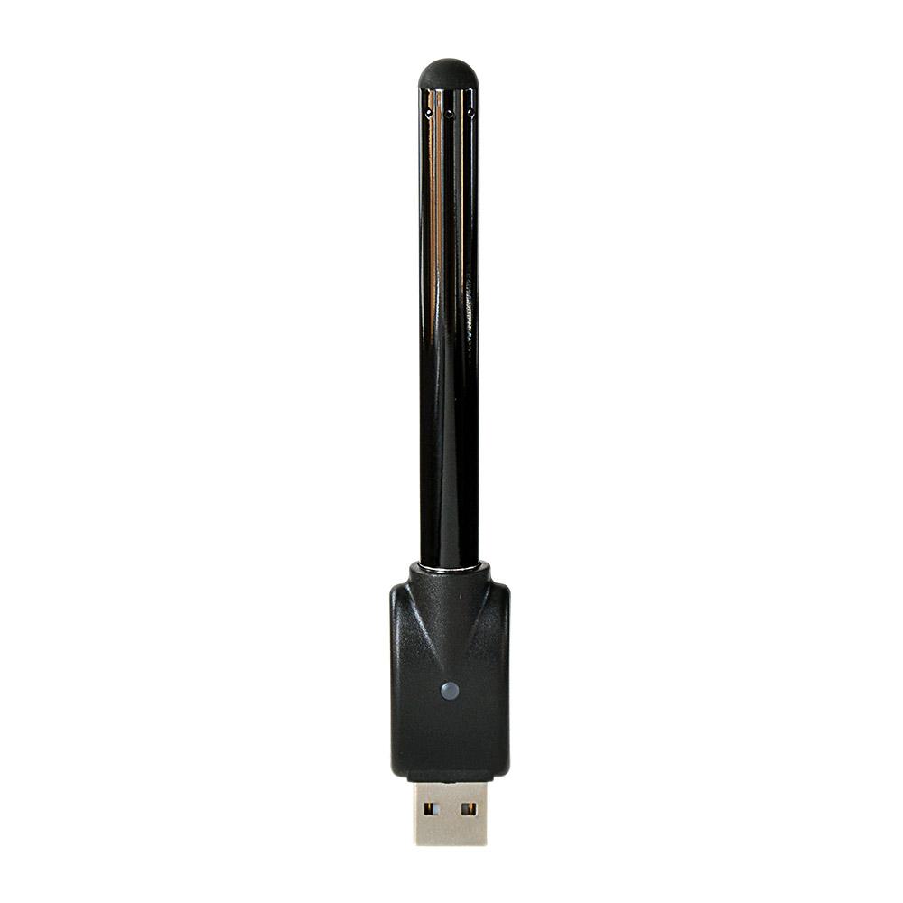 Black 280mAh Buttonless Stylus Vape Battery w/ USB Charger