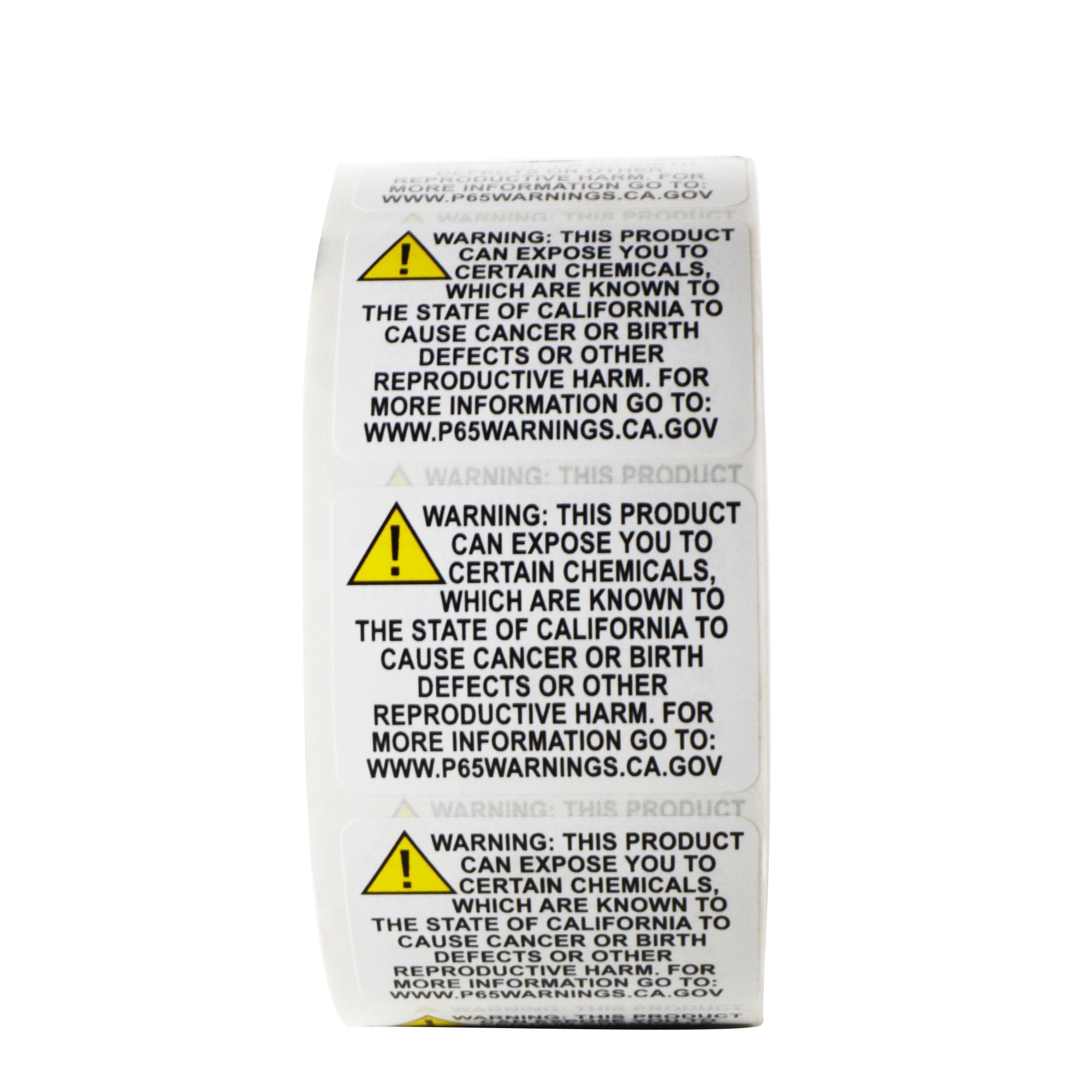 California Prop 65 Chemical Warning Compliance Label | 2in x 1.5in - Long Form - 1000 Count - 3
