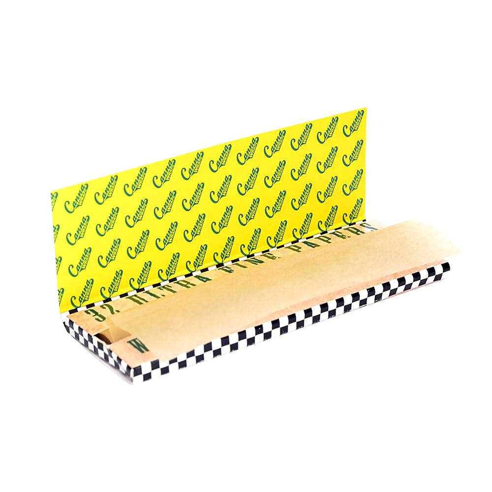 CANNA WRAPS | 'Retail Display' 1 1/4 Size Natural Rolling Papers | 83mm - Ultra Fine - 25 Count - 5