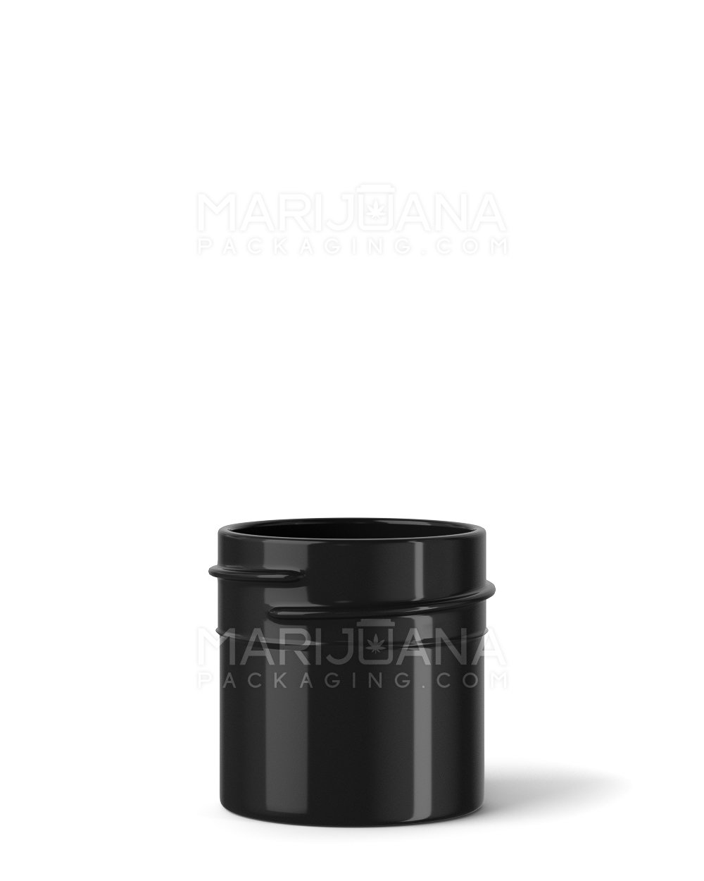 Child Resistant | Push Down & Turn Concentrate Container | 15mL - Black - 500 Count - 2