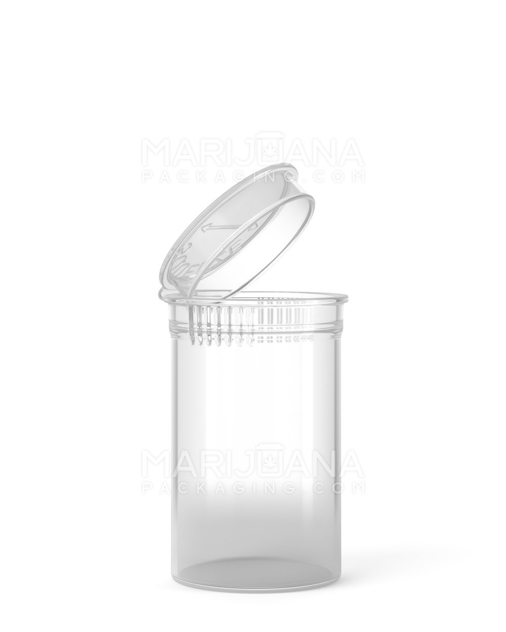 Child Resistant Clear Pop Top Bottles | 6dr - 1g | Sample - 1