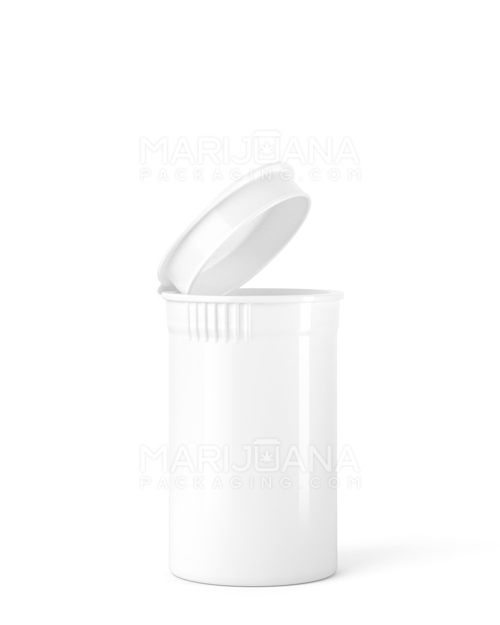 Child Resistant Opaque White Pop Top Bottles | 6dr - 1g | Sample - 1