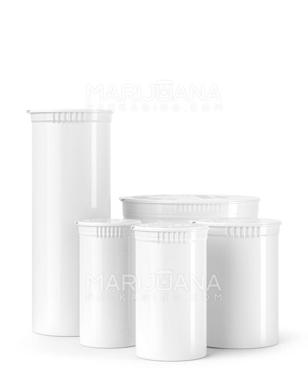 Child Resistant Biodegradable Plastic Pop Top Containers