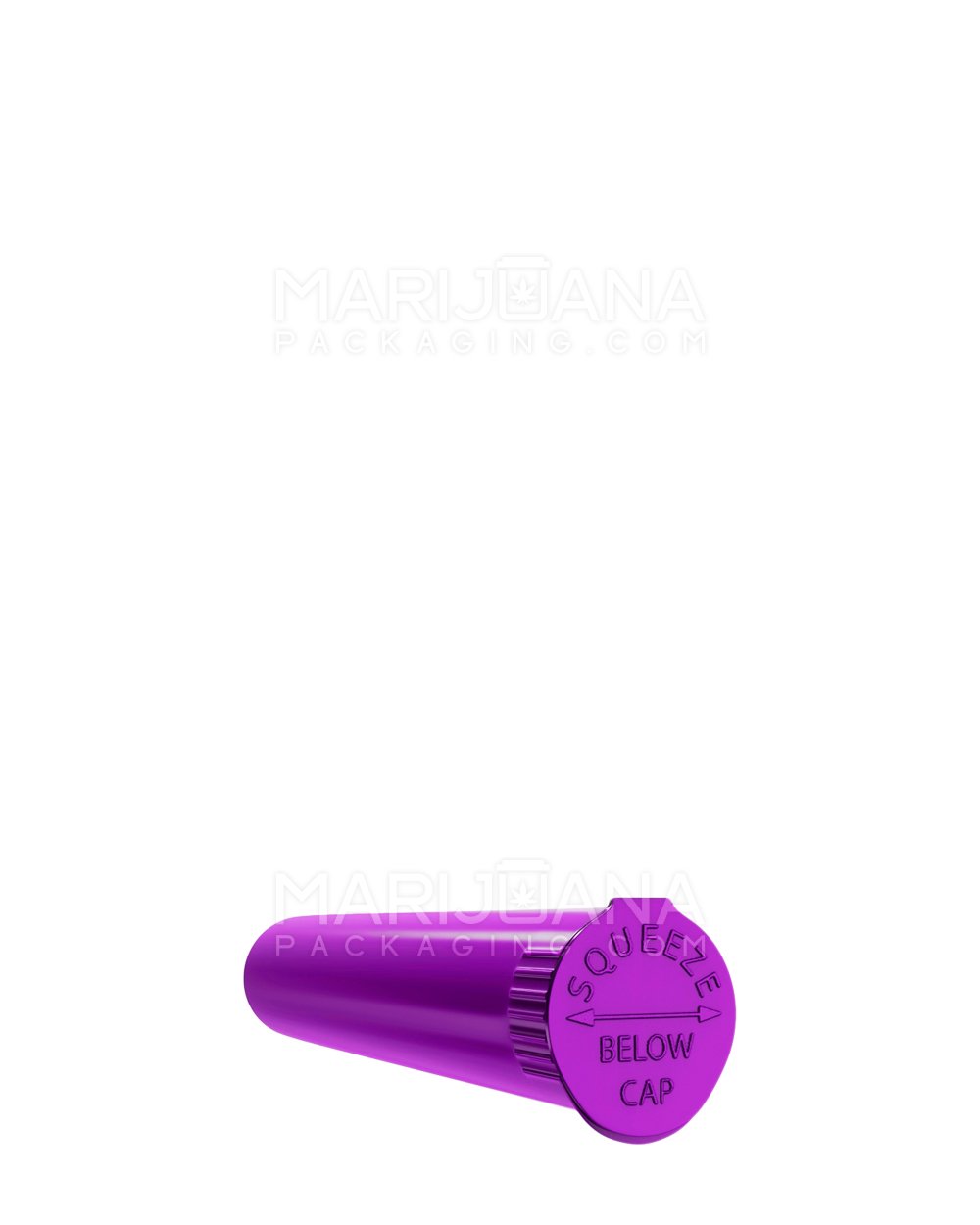 Child Resistant | Pop Top Opaque Plastic Pre-Roll Tubes | 95mm - Purple - 1000 Count - 4