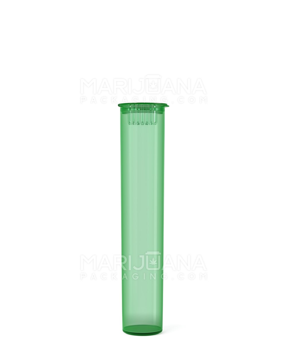 Child Resistant | Pop Top Translucent Plastic Pre-Roll Tubes | 95mm - Green - 1000 Count - 2