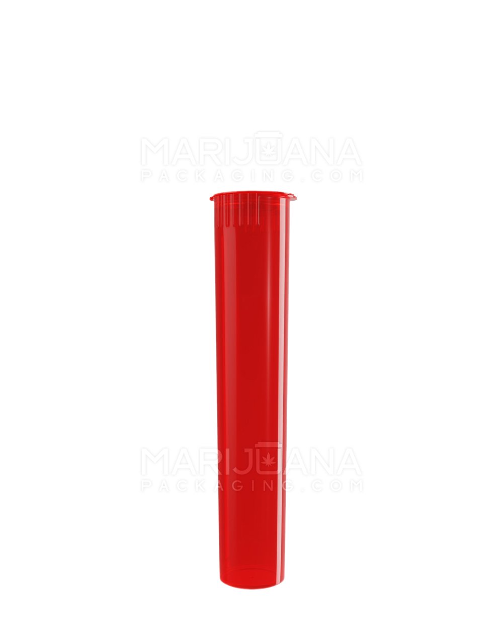 Child Resistant | Pop Top Translucent Plastic Pre-Roll Tubes | 95mm - Red - 1000 Count - 3