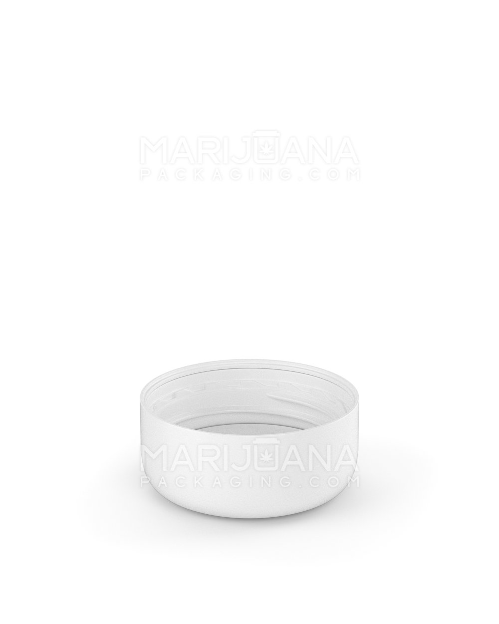 Child Resistant | Smooth Push Down & Turn Plastic Caps w/ Foam Liner | 29mm - Semi Gloss White - 504 Count - 4