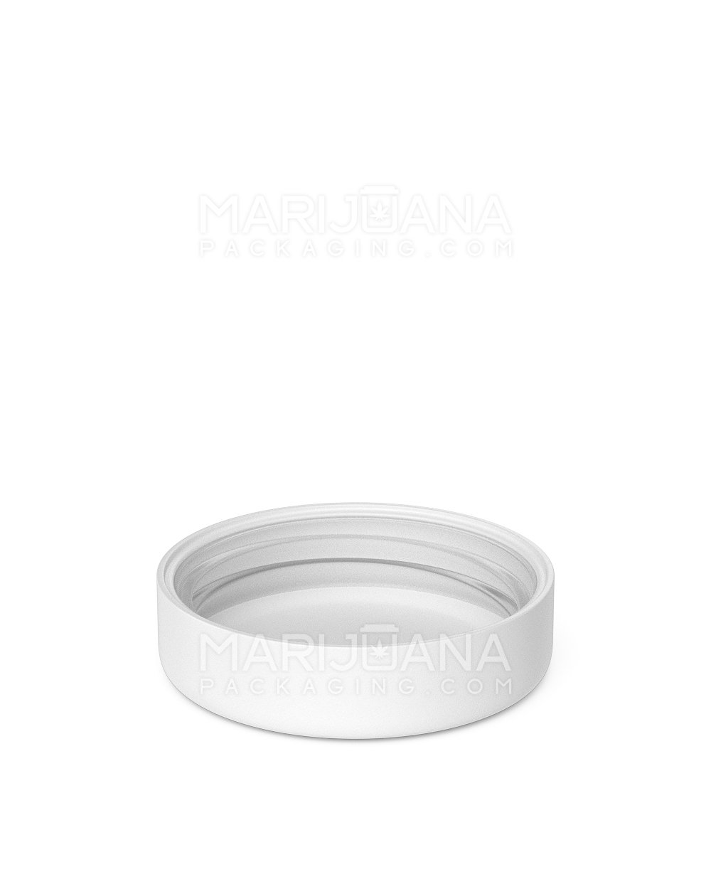 Child Resistant | Smooth Push Down & Turn Plastic Caps w/ Foam Liner | 53mm - Matte White - 120 Count - 4