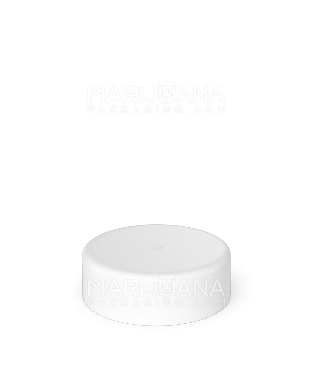 Child Resistant | Smooth Push Down & Turn Plastic Caps w/ Foam Liner | 38mm - Matte White - 288 Count - 3