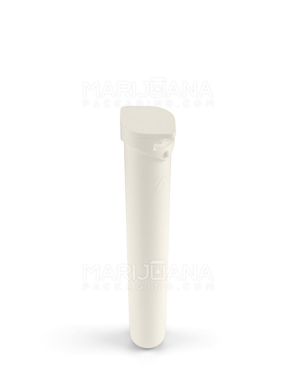 Child Resistant & Sustainable | 100% Recyclable "Line-up Arrow" Reclaimed Ocean Plastic Pre-Roll Tubes | 110mm - Beige - 6