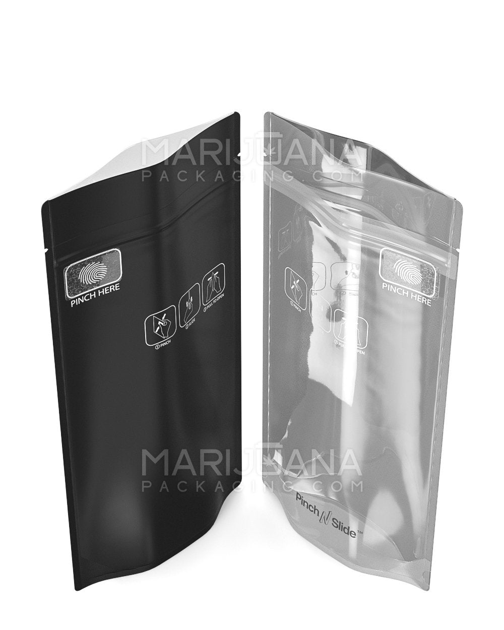 Matte-Black 3.6 x 5 Vista Mylar Tamper Evident Bags
