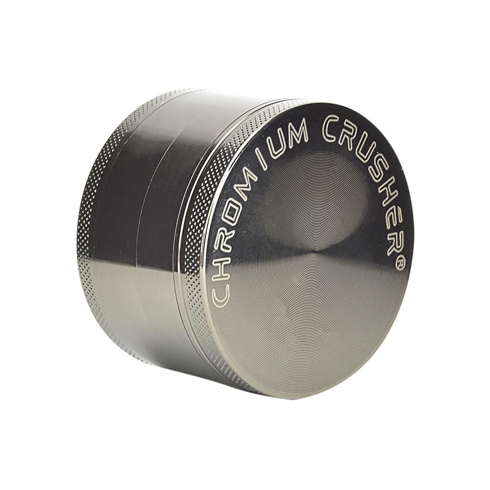 CHROMIUM CRUSHER | Magnetic Metal Precision Grinder w/ Catcher | 4 Piece - 63mm - Silver - 3