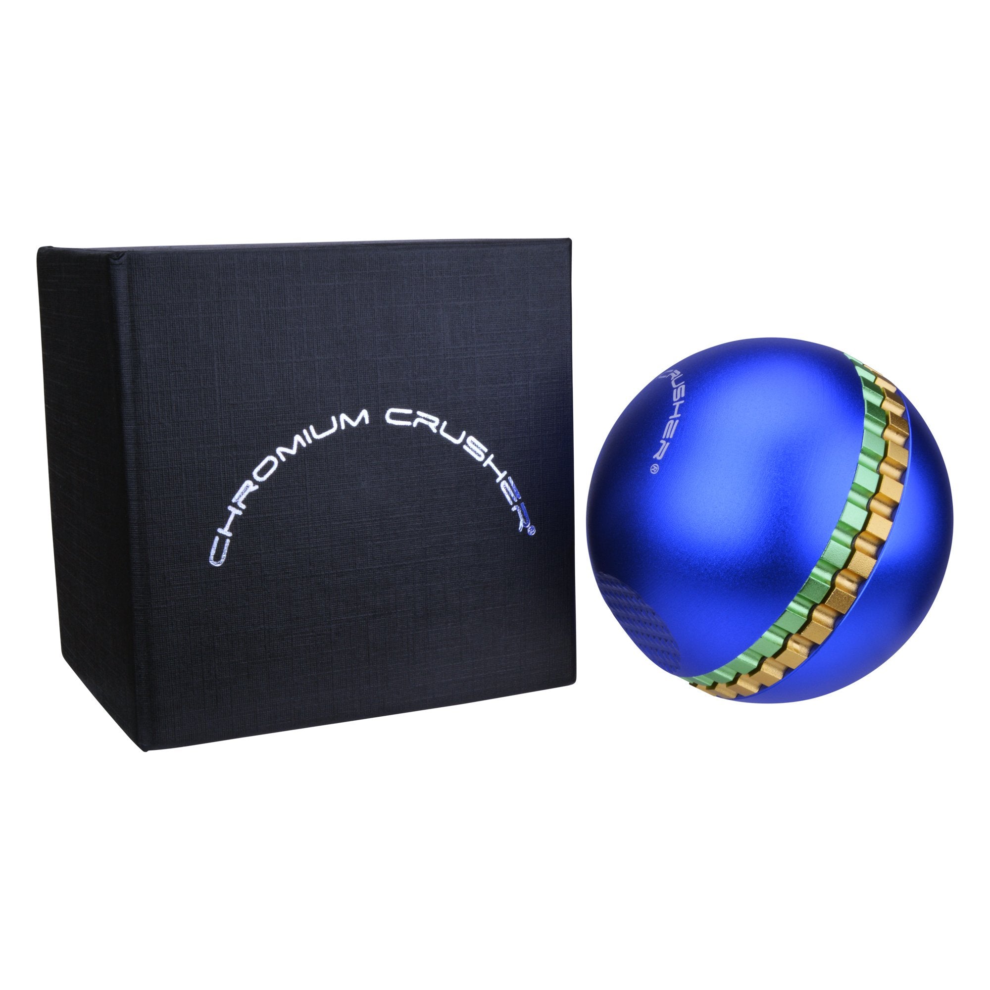 CHROMIUM CRUSHER | Magnetic Zinc Alloy Sphere Grinder | 4 Piece - 62mm - Blue - 5