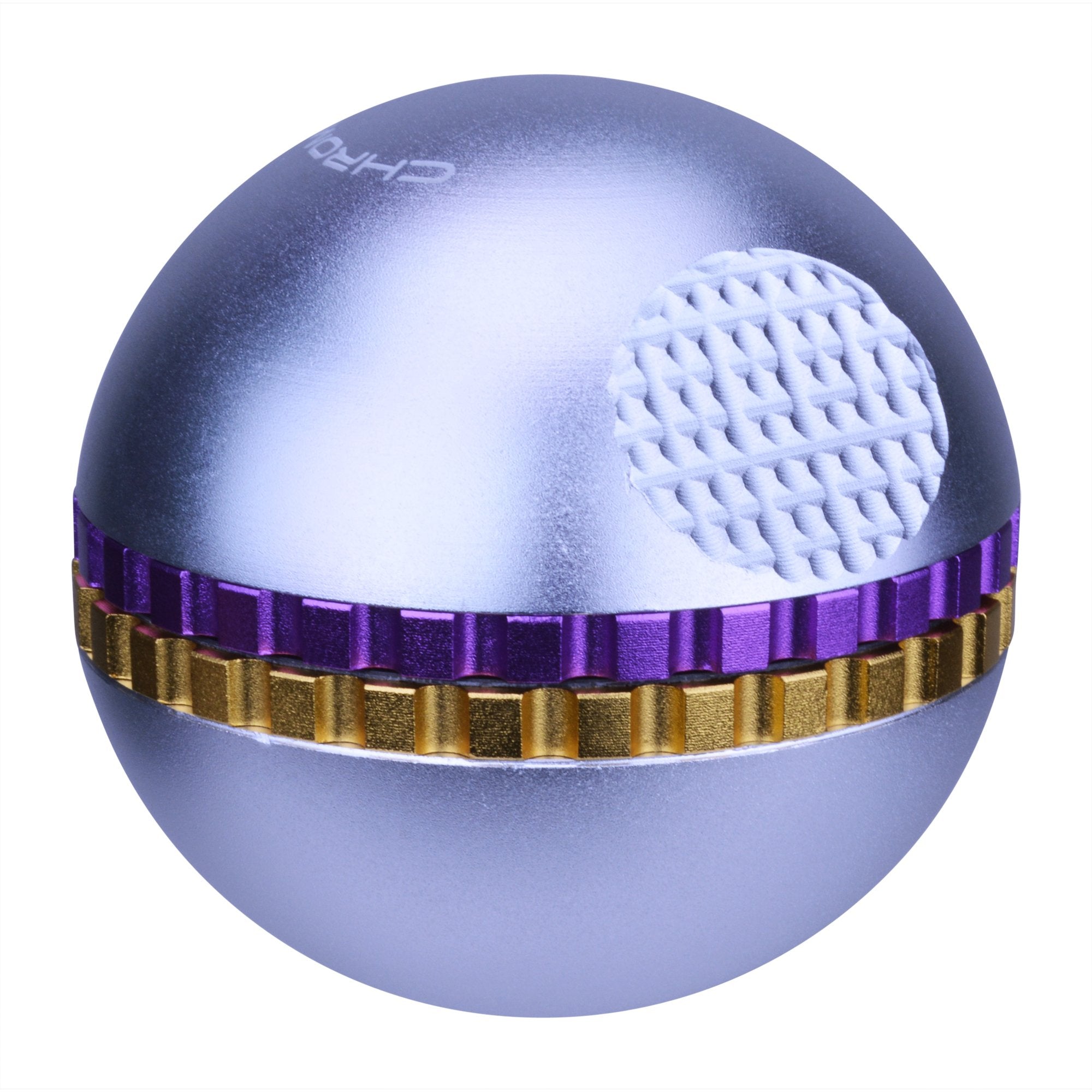 CHROMIUM CRUSHER | Magnetic Zinc Alloy Sphere Grinder | 4 Piece - 62mm - Grey - 2