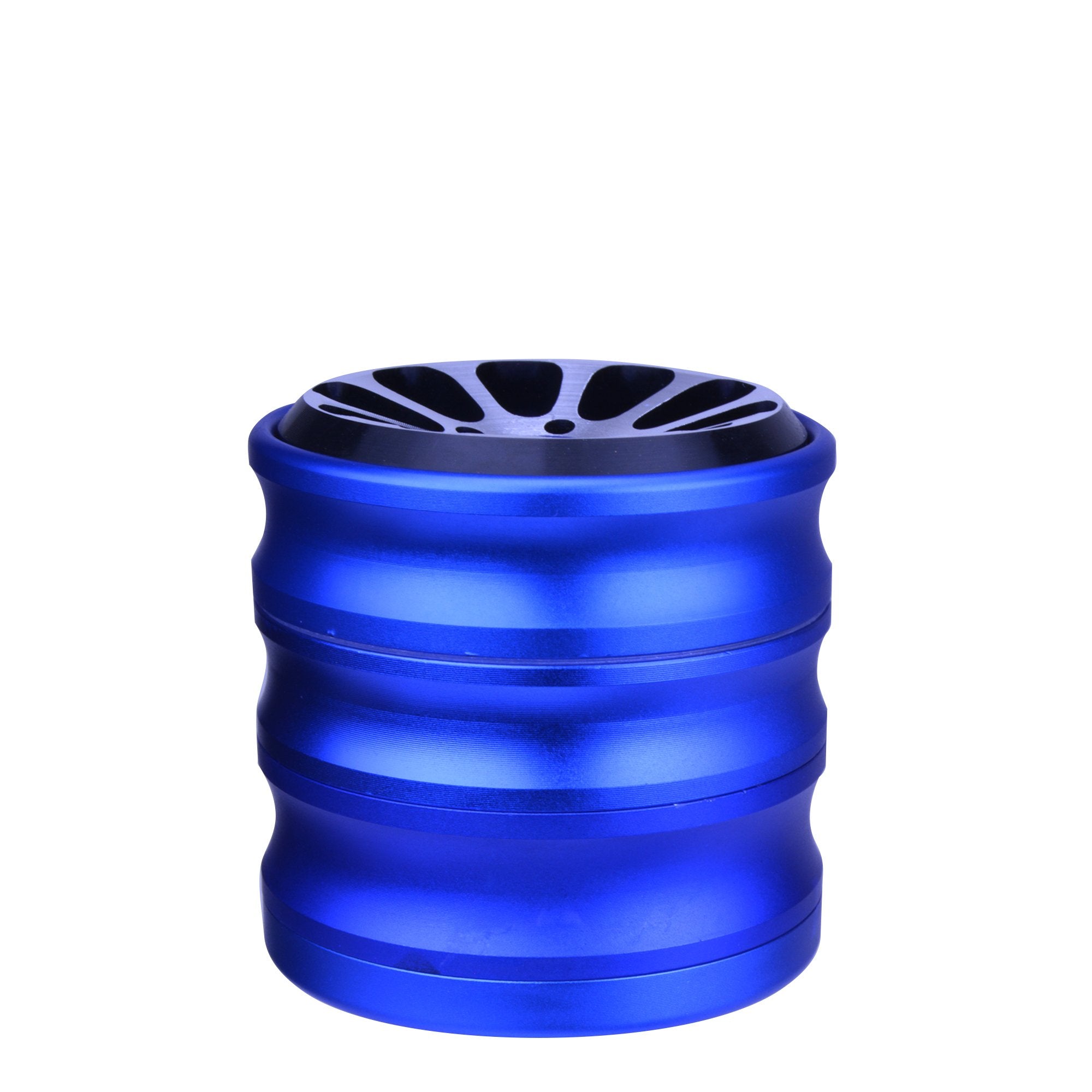CHROMIUM CRUSHER | Magnetic Aluminum Vortex Grinder | 4 Piece - 56mm - Blue - 3