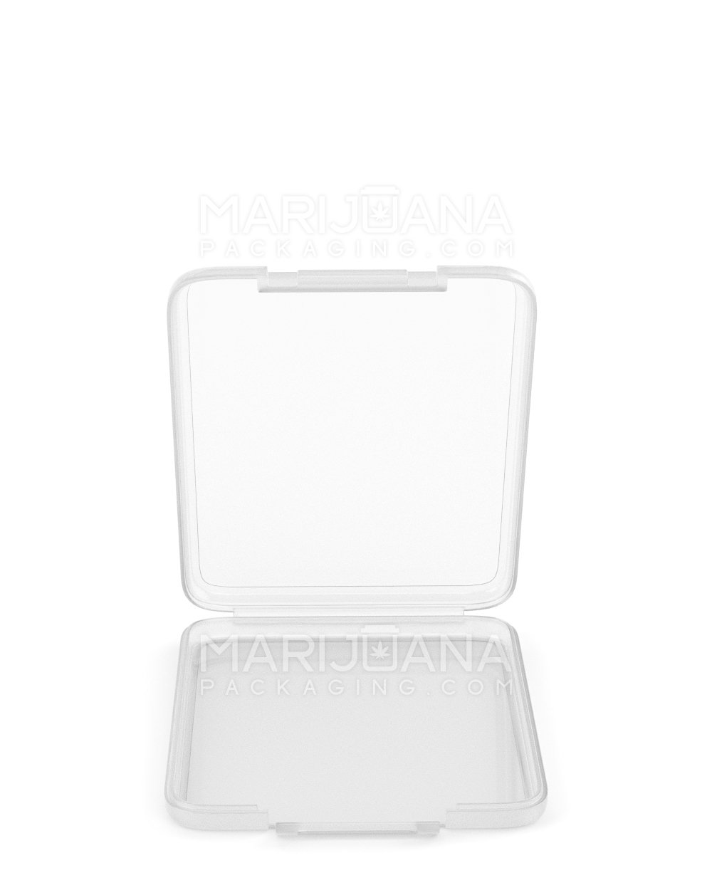 Hinged Lid Slim Shatter Container | 4.5 mm - Clear Plastic - 1000 Count - 3