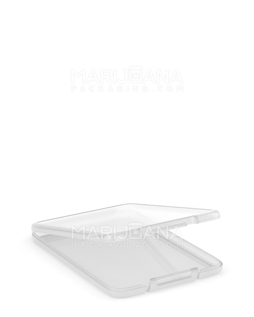 Hinged Lid Slim Shatter Container | 4.5 mm - Clear Plastic - 1000 Count - 2