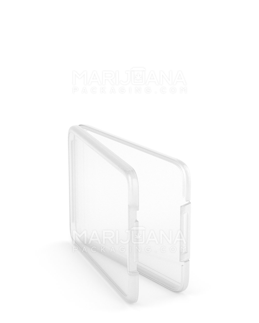 Hinged Lid Slim Shatter Container | 4.5 mm - Clear Plastic - 1000 Count - 4