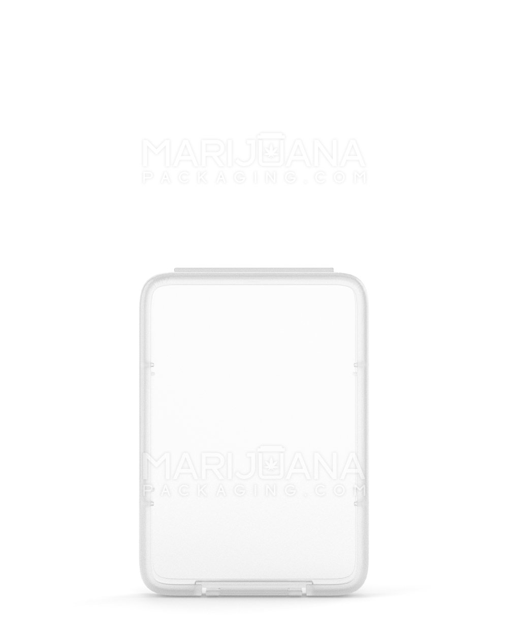 Hinged Lid Slim Shatter Container | 5.3mm - Clear Plastic - 1000 Count - 5