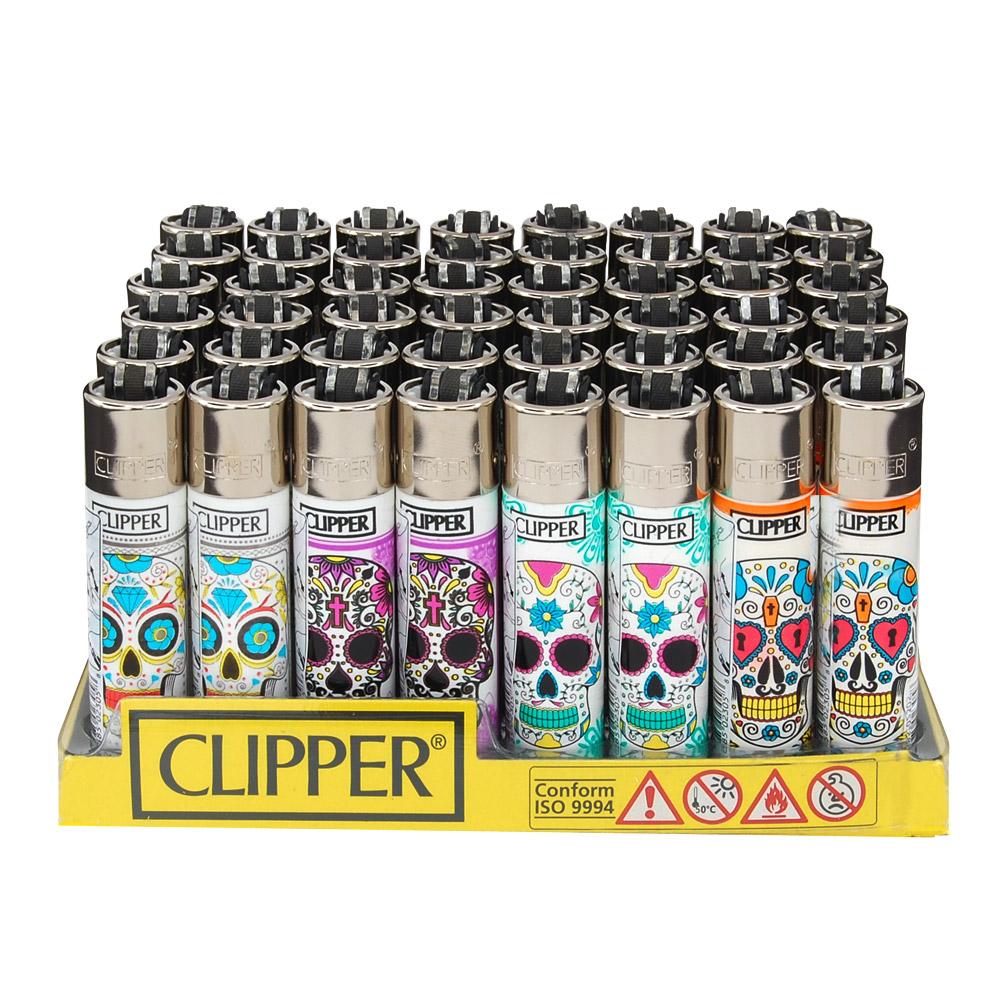 CLIPPER | 'Retail Display' Lighter Los Muertos - Day Of The Dead - 48 Count - 2