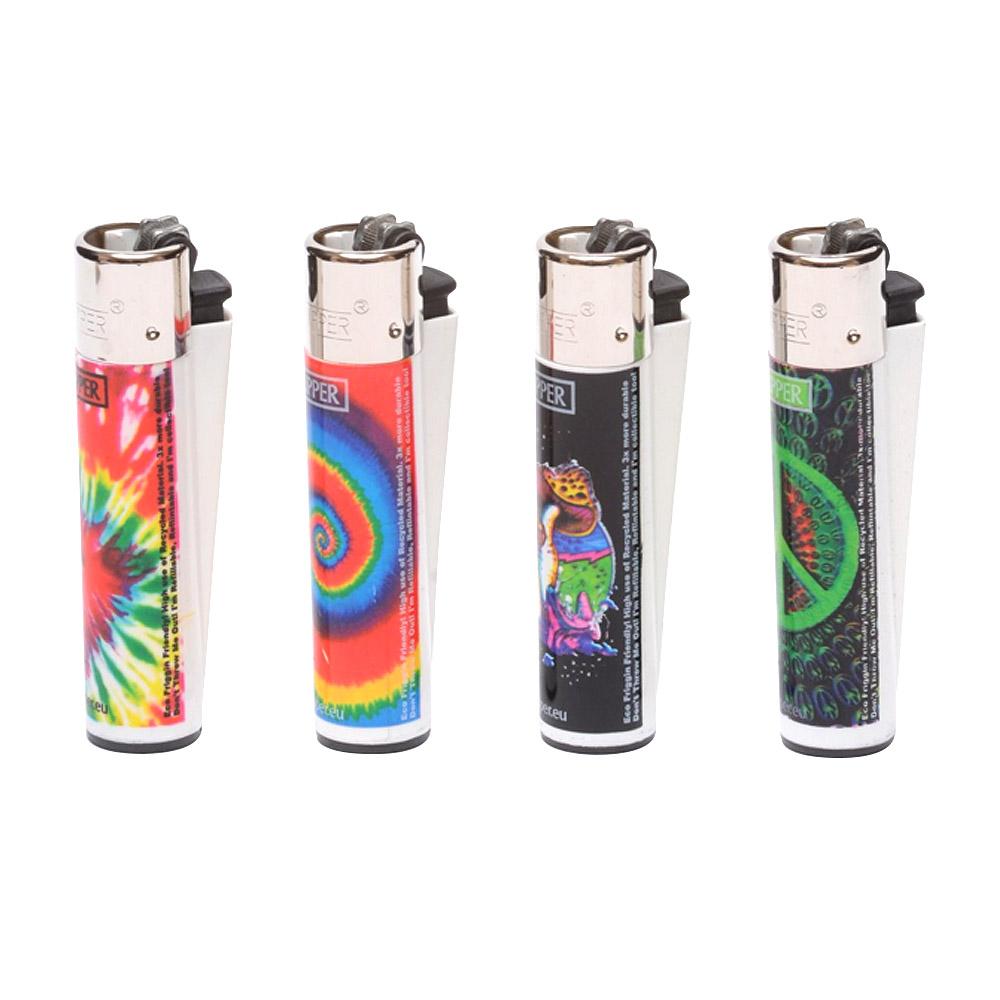 CLIPPER | 'Retail Display' Lighter Trippy Hippie Edition - 48 Count - 2