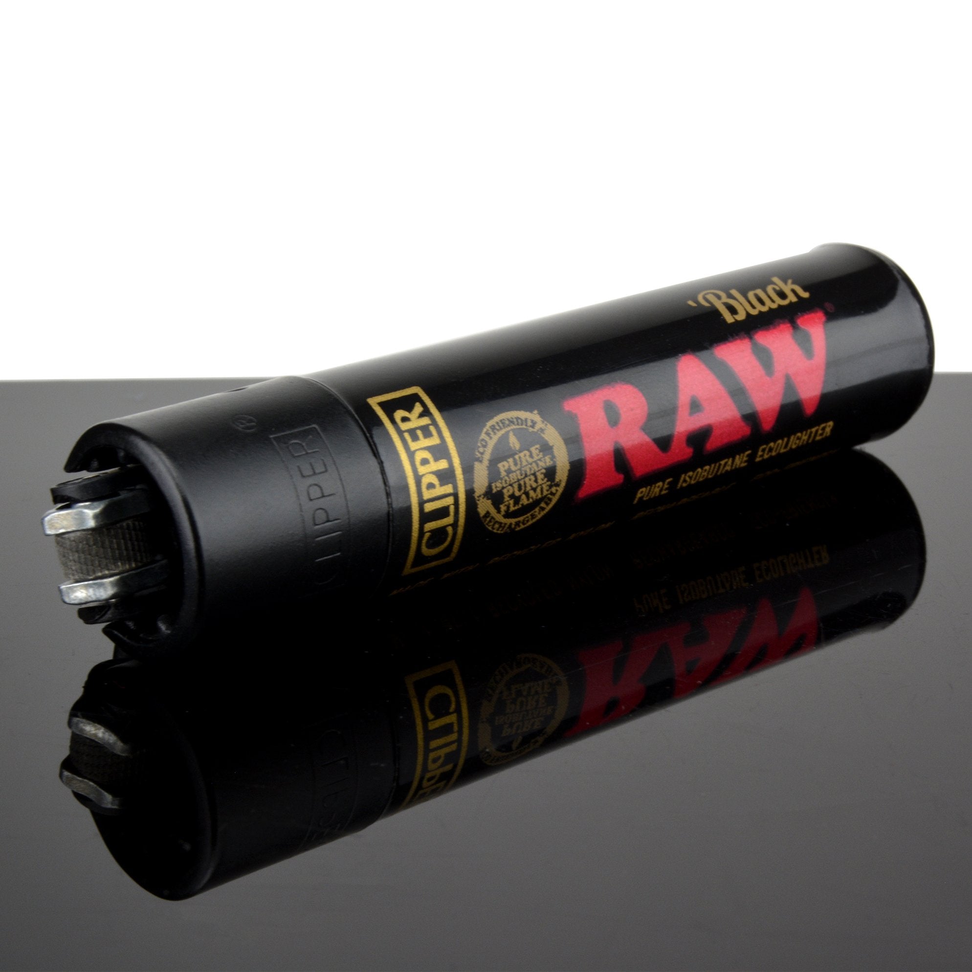 CLIPPER | 'Retail Display' Lighter RAW Logo Black & Gold - 48 Count - 3