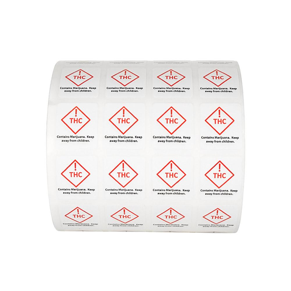 Colorado Universal Symbol Clear Labels | .75in x .875in - Rectangle - 1000 Count - 3