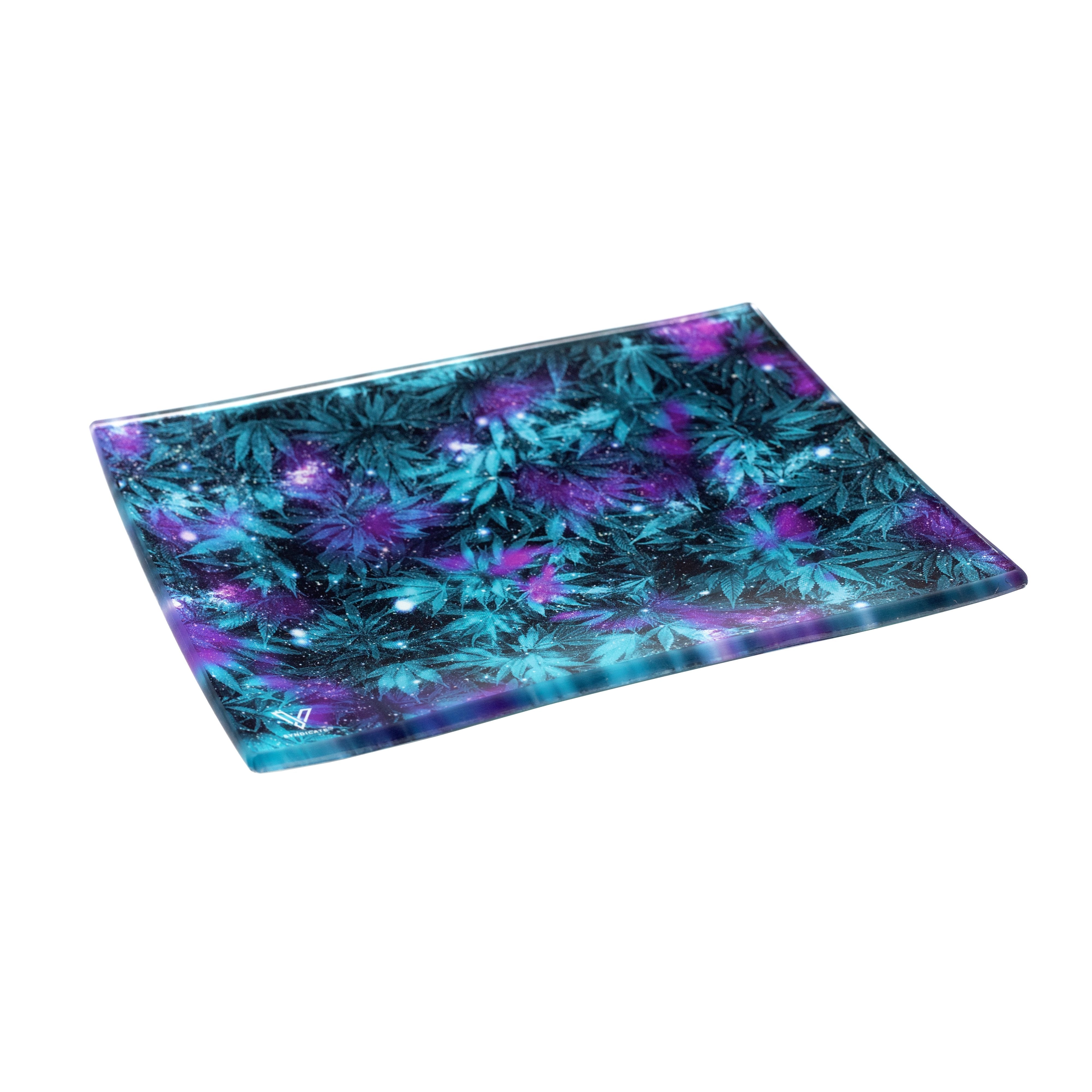 V-SYNDICATE | Cosmic Chronic Small Glass Rolling Tray | 6.5in x 5in - Small - Glass - 2