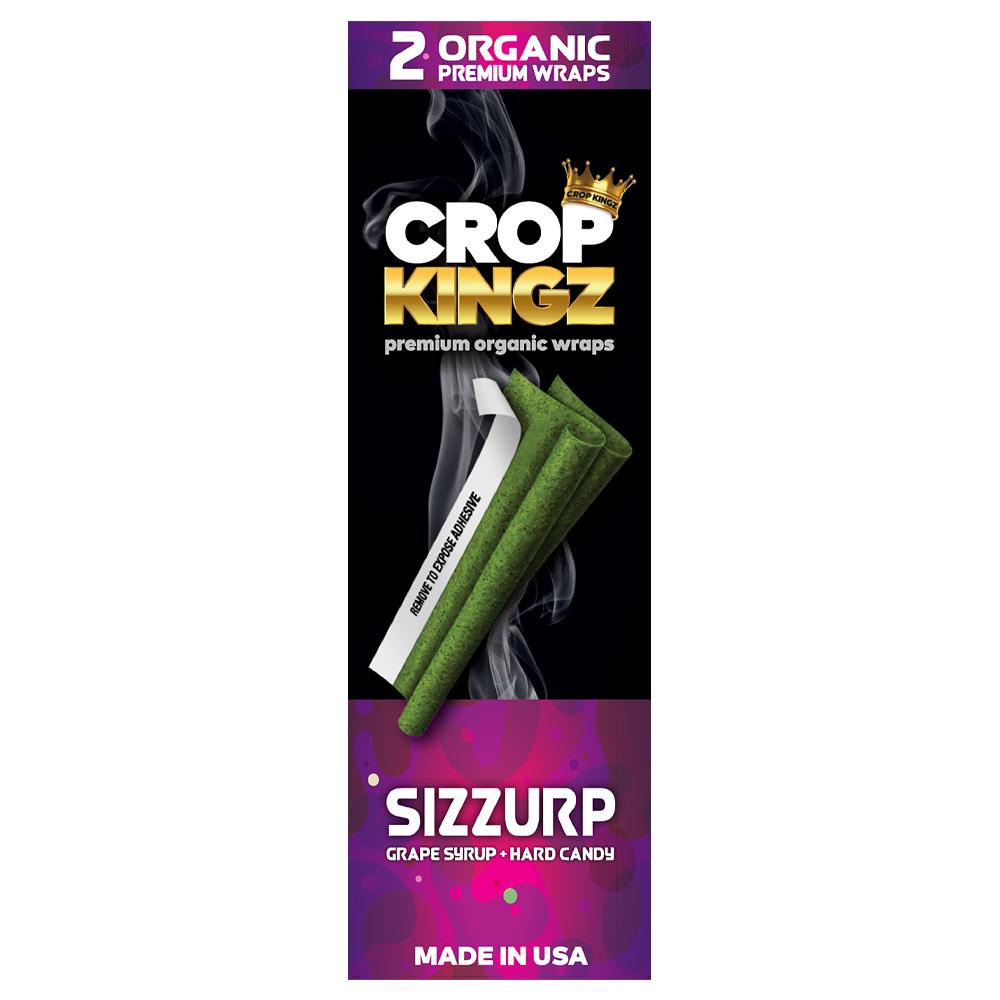 CROP KINGZ | 'Retail Display' Organic Hemp Blunt Wraps | Self Sealing - Sizzurp - 15 Count - 3