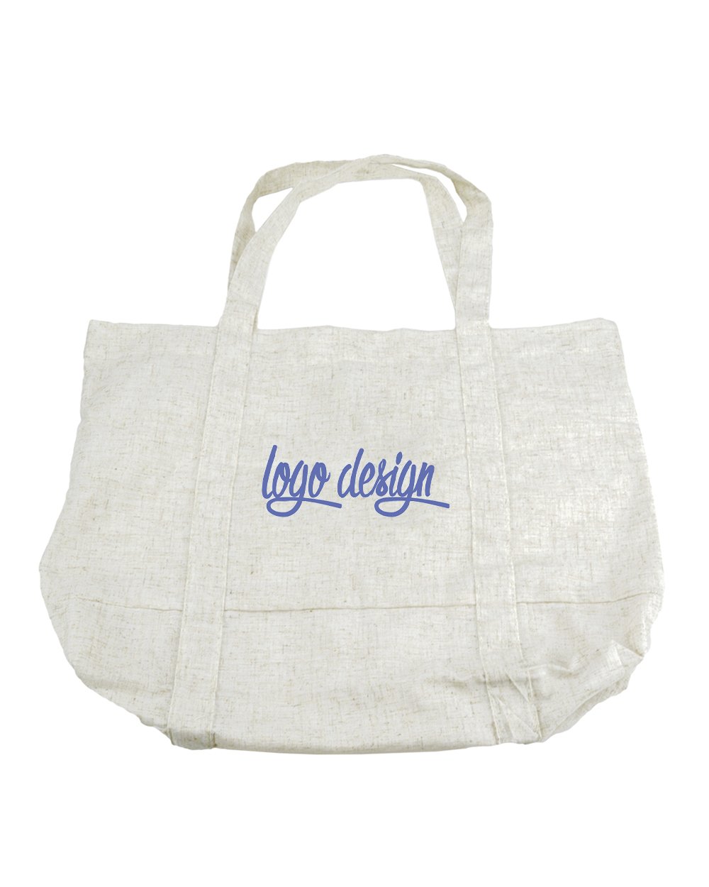 Custom 100% Natural Hemp Tote Bags - 1