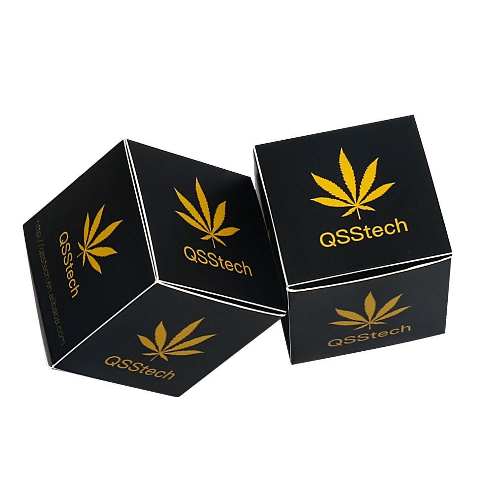 Custom Cannabis Concentrate Glass Jars Paper Box - 5